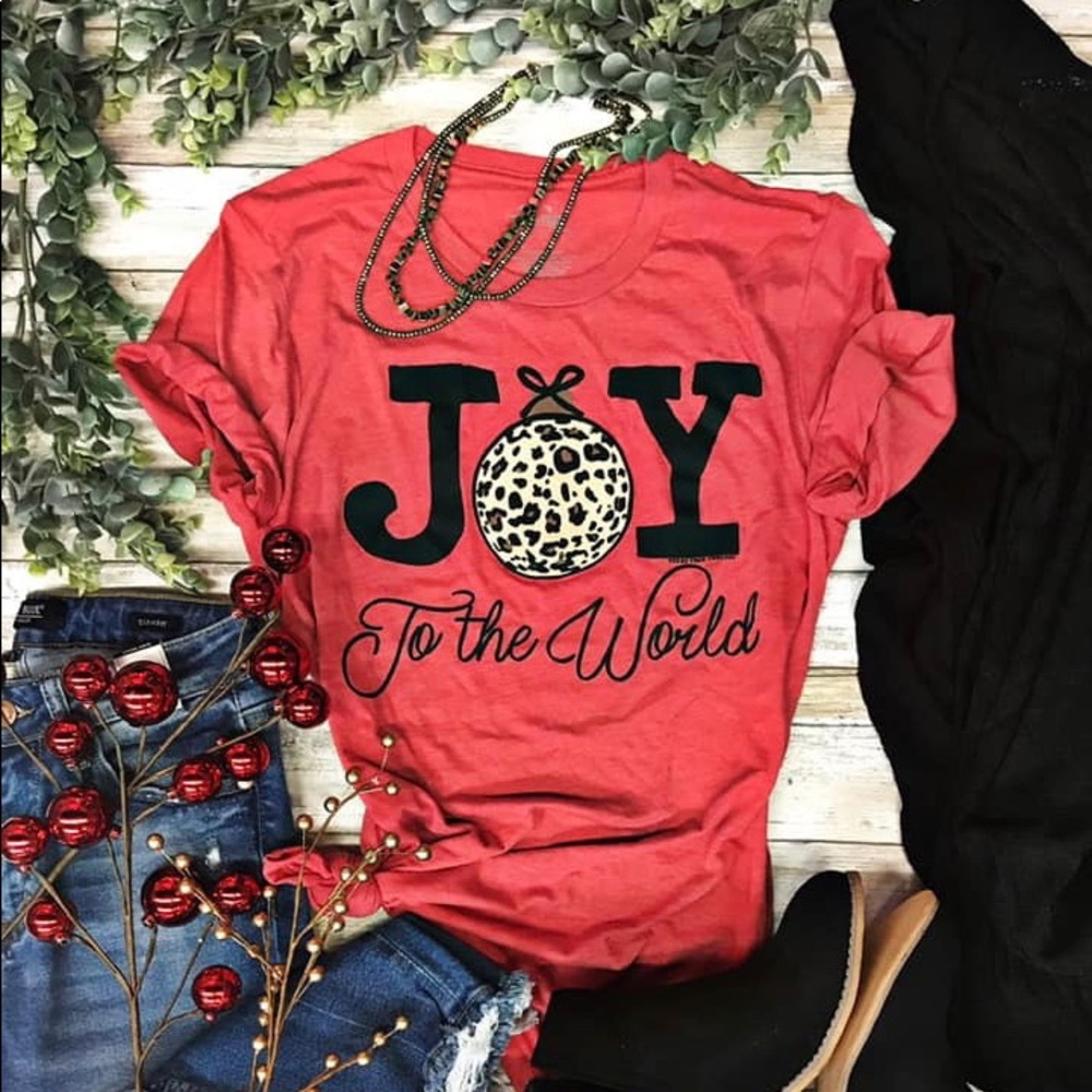 Joy to the World Christmas Tee